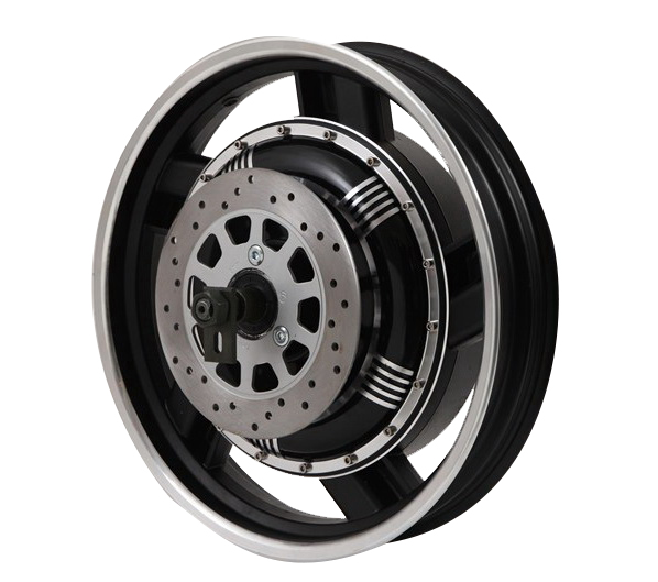 E Motorcycle Hub Motor 16inch 6000W In Wheel Hub Motor 45H V2 for Electric Motorcycle